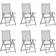 vidaXL 3065327 6-pack Garden Dining Chair