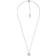 Michael Kors Precious Pavé Heart Necklace - Silver/Transparent