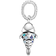 Pandora Scaled Fish Dangle Charm - Silver/Multicolour/Tranparent