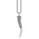 Thomas Sabo Acanthus Horn Necklace - Silver/Black