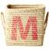 Rice Raffia Square Basket M