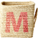 Rice Raffia Square Basket M