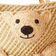 Rice Small Bear Raffia Hanging Basket