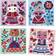 Djeco Mosaic Set Cute Animals