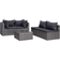 vidaXL 3059493 Lounge-Set, 1 Bord inkl. 6 Soffor