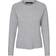 Vero Moda Doffy O-Neck Long Sleeved Knitted Sweater- Grey/Light Grey Melange