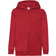 Fruit of the Loom Kid's Hooded Sweatshirt Jacket - Red