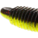 Westin RingCraw Curltail 9cm Black/Chartreuse 5pcs