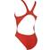 Arena Women's Solid Swim Tech High Swimsuit - Red/White