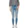 Only Blush Mid Ankle Skinny Fit Jeans - Blue/Light Blue Denim