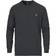 Lyle & Scott Cotton Merino Crew Jumper - Charcoal