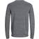 Jack & Jones Crew Neck Knitted Pullover - Grey/Navy Blazer