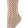 Condor Cotton Openwork Knee High Socks - Old Rose ( 25182_000_544)