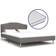vidaXL Bed with Memory Foam Mattress 82.5cm 140x200cmcm