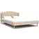 vidaXL Bed with Memory Foam Mattress 82.5cm 140x200cmcm