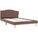 vidaXL Bed with Memory Foam Mattress 82.5cm 140x200cmcm