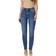 Vero Moda Brenda High Waist Straight Cut Jeans - Medium Blue Denim