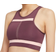 Nike Dri-Fit Swoosh Sports Bra - Dark Wine/Pale Coral/Black