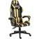 vidaXL Racing Gaming Chair - Black/Gold