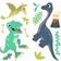 RoomMates Friendly Dinosaur Peel and Stick Wall Decals