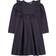 il gufo Frill Long Sleeve Dress - Navy (A21VL454M0041)