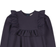 il gufo Frill Long Sleeve Dress - Navy (A21VL454M0041)