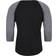 Next Level Tri-Blend 3/4 Sleeve Raglan T-shirt Unisex - Premium Heather/Vintage Black