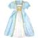 Den Goda Fen Kid's Princess Dress Velvet Light Blue