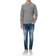 Lyle & Scott Crew Neck Lambswool Blend Jumper - Mid Grey Marl