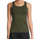 Casall Essential Racerback with Mesh Insert Tank Top - Forest Green