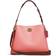 Coach Willow Shoulder Bag In Colorblock - Brass/Candy Pink Multi