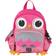 Pick & Pack Owl Shape Backpack - Pink Melange