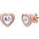 Ted Baker Han Heart Earrings - Rose Gold/Transparent