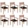 vidaXL 3072579 6-pack Garden Dining Chair