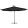 vidaXL Free-Hanging Parasol with LED 137.8"