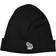 Paul Smith Zebra Logo Ribbed Lambswool Beanie Hat - Black