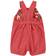 Frugi Rury Reversible Dungaree - True Red/Parakeet