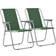 vidaXL Folding Camping Chairs 2-pack