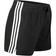Adidas Essentials Slim 3-Stripes Shorts Women - Black/White