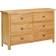 vidaXL Solid Oak Wood Chest of Drawer 41.3x28.7"