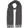 Gant Solid Wool Scarf - Charcoal Melange