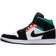 Nike Air Jordan 1 Mid SE M - White/Black/Neptune Green/Hot Punch