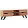 vidaXL Solid Acacia Wood TV Bench 55.1x17.7"