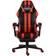 vidaXL Footrest Artificial Leather Gaming Chair - Black/Red