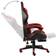 vidaXL Footrest Artificial Leather Gaming Chair - Black/Red