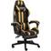 vidaXL Footrest Artificial Leather Gaming Chair - Black/Gold