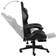 vidaXL Footrest Artificial Leather Gaming Chair - Black