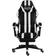 vidaXL Footrest Artificial Leather Gaming Chair - Black/White