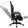 vidaXL Footrest Artificial Leather Gaming Chair - Black/White