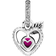 Pandora Disney Snow White Apple Pendant - Silver/Red/Transparent